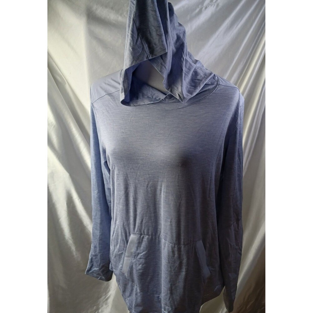 COLUMBIA BLUE/GRAY LONG SLEEVE HOODIE SIZE L